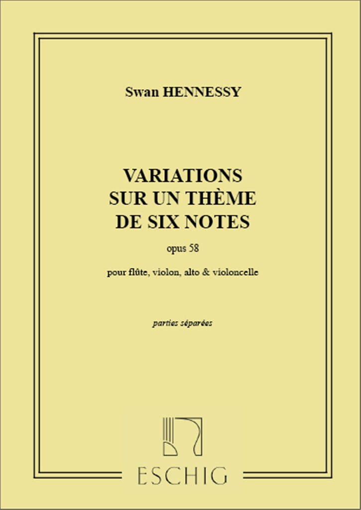 Variations Op 58 Flute-Violon-Alto-Violoncelle